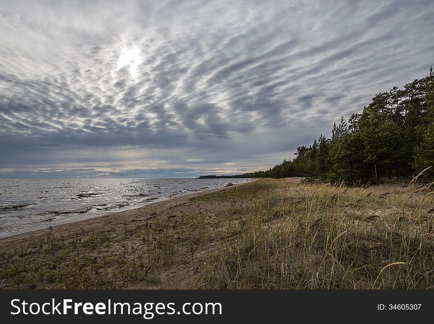 Eastern shore of Lake Ladoga. Eastern shore of Lake Ladoga