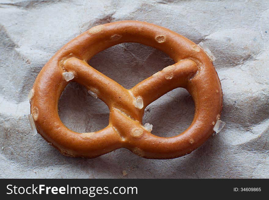Salty pretzel