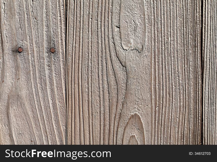 Old wooden plank