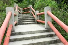 Outdoor Concrete Stairway Steps Royalty Free Stock Photos