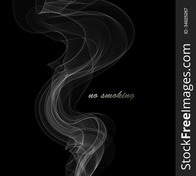 Smoke background. Abstract composition illustration. Smoke background. Abstract composition illustration