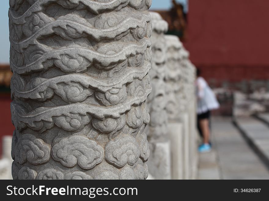 Forbidden City in china.
Ancient pillar carved. Forbidden City in china.
Ancient pillar carved.