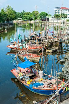 Fishing Village Royalty Free Stock Photos Fishing Village Royalty Free Stock Photos