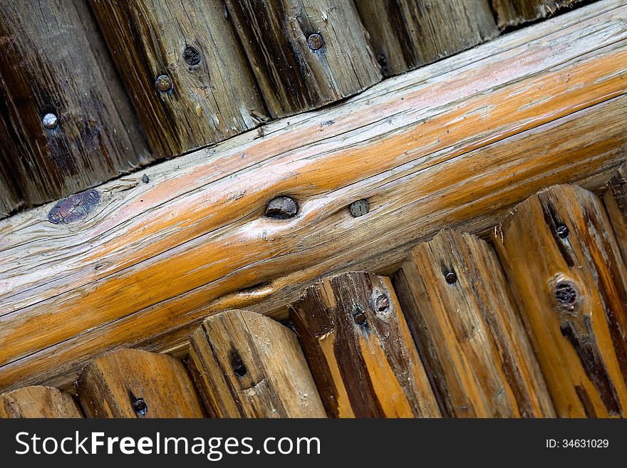 Wood background,brown old wooden wall details