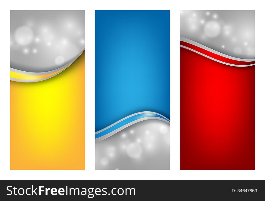 Colorful Vector Templates Set