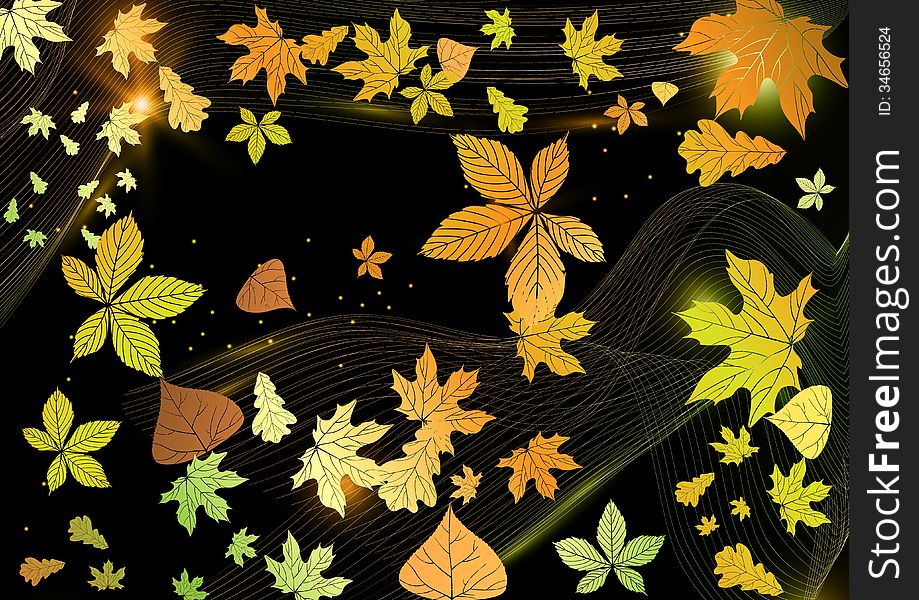 Abstract Autumn Background.