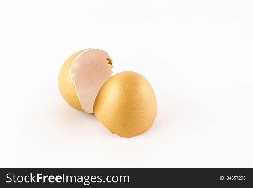 Egg isolated on white background. Egg isolated on white background