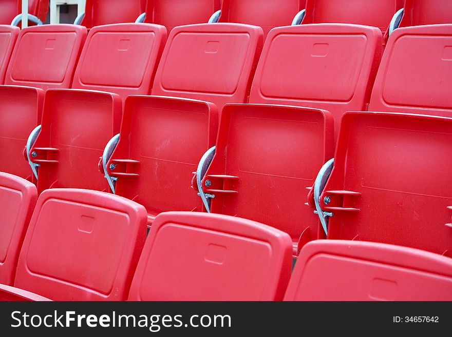 Chairs In The Stadium