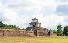 Watchtower On The Wall At Imperial City Of Hue Royalty Free Stock Photography Watchtower On The Wall At Imperial City Of Hue Royalty Free Stock Photography