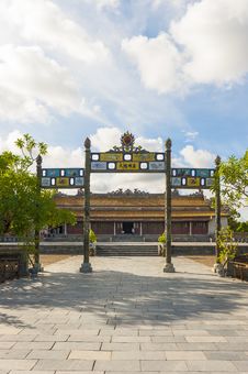 Palace Of Supreme Harmony At Citadel Royalty Free Stock Photography Palace Of Supreme Harmony At Citadel Royalty Free Stock Photography