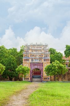 Ancient Gate In Citadel Of Hue Imperial City Stock Image Ancient Gate In Citadel Of Hue Imperial City Stock Image