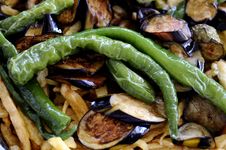 Mediterranean Vegetables Cooking Royalty Free Stock Photo Mediterranean Vegetables Cooking Royalty Free Stock Photo