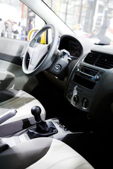 Car Front Seats And Control Panel Royalty Free Stock Photo Car Front Seats And Control Panel Royalty Free Stock Photo