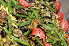 Mediterranean Vegetables Cooking Royalty Free Stock Photography Mediterranean Vegetables Cooking Royalty Free Stock Photography