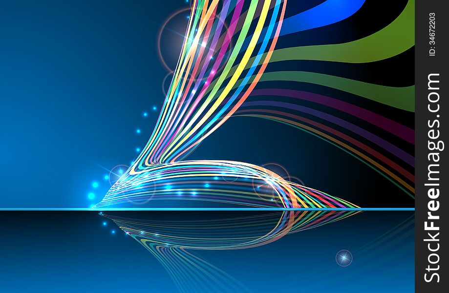 Abstract Colorful Background.