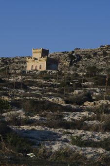 Small Castle In Countryside, Malta Royalty Free Stock Image Small Castle In Countryside, Malta Royalty Free Stock Image