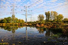 High-voltage Towers Stock Images High-voltage Towers Stock Images