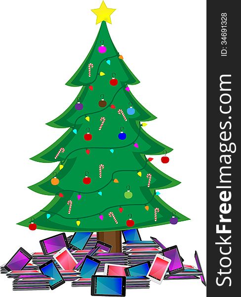 Christmas Tree With Tablets