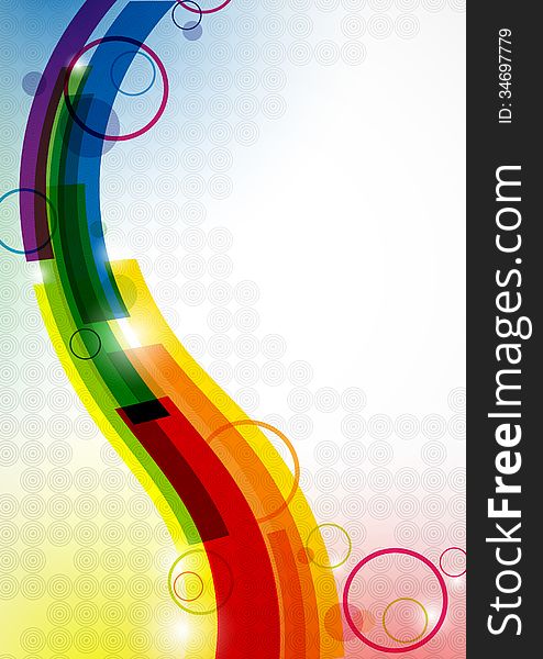 Abstract Colorful Background. Vector Illustration. Eps 10.