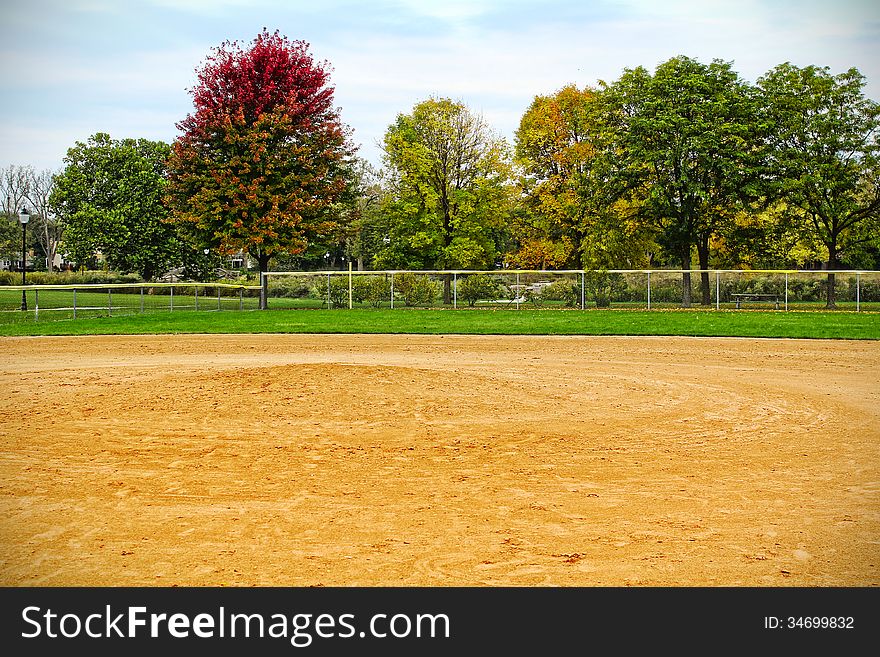 Baseball Field in the park