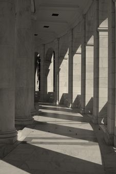 Cloister In Morning Sun Royalty Free Stock Photography Cloister In Morning Sun Royalty Free Stock Photography
