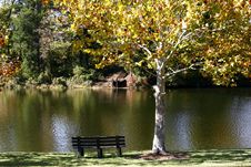 Lakeside In Early Autumn Royalty Free Stock Image Lakeside In Early Autumn Royalty Free Stock Image