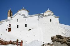 Hilltop Church In Skopelos Royalty Free Stock Image Hilltop Church In Skopelos Royalty Free Stock Image