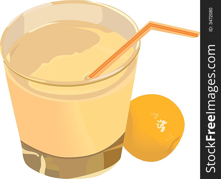 Glass Of Orange Juice