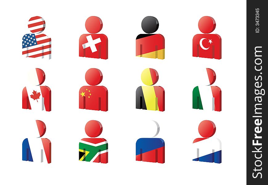 Figure flags for 12 countries.