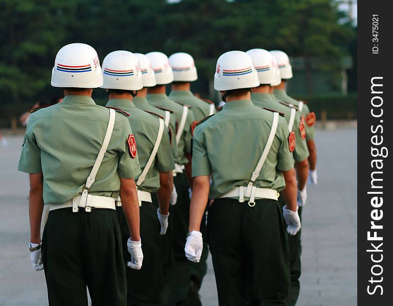 Hi res photo of chinese soldier