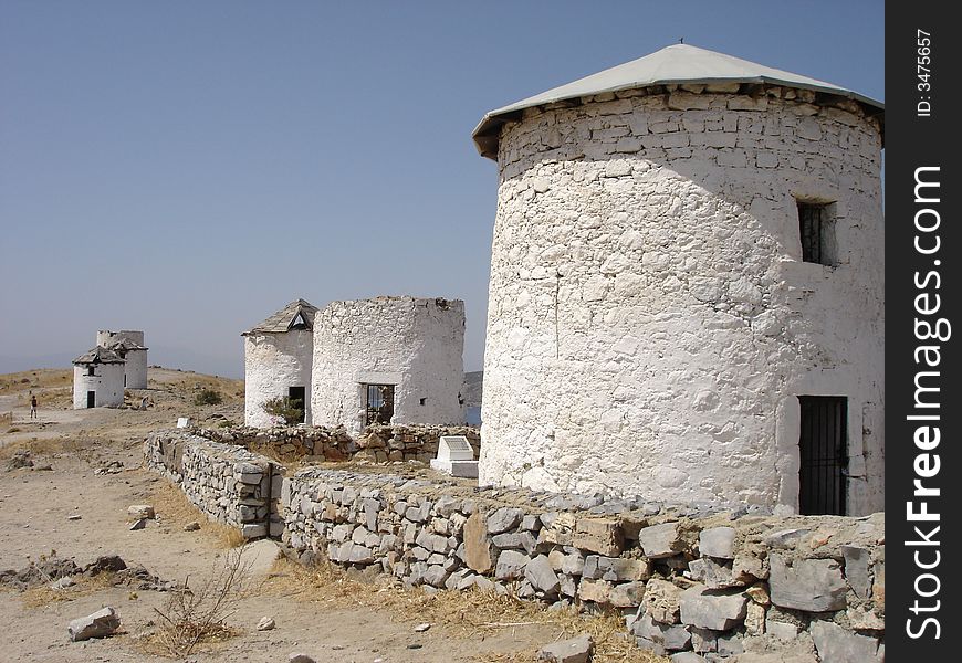 Historic beater in holiday in greece