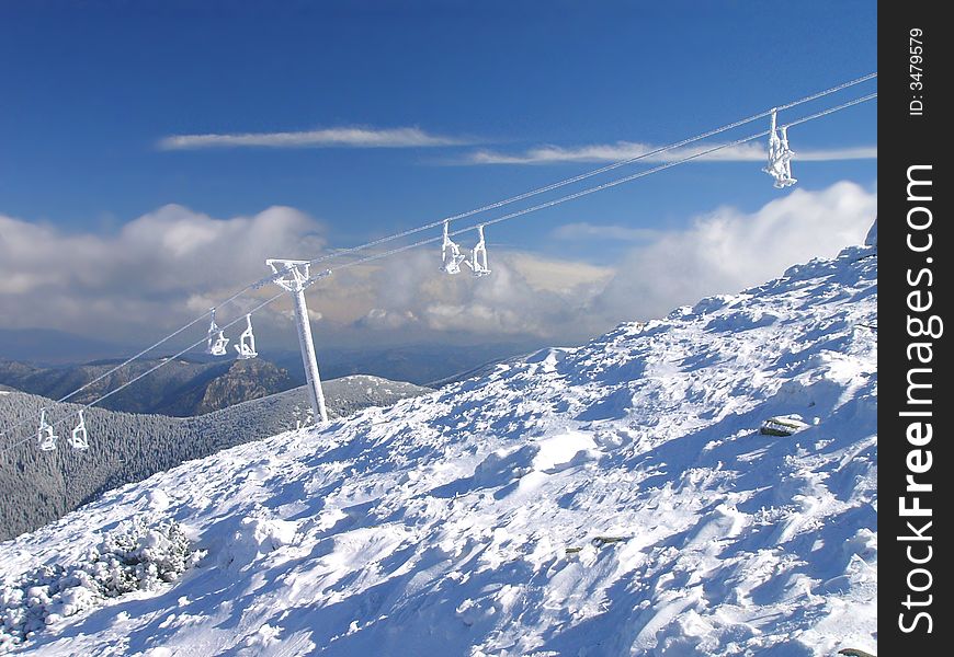 Winter in Low Tatras, Slovakia. Winter in Low Tatras, Slovakia.