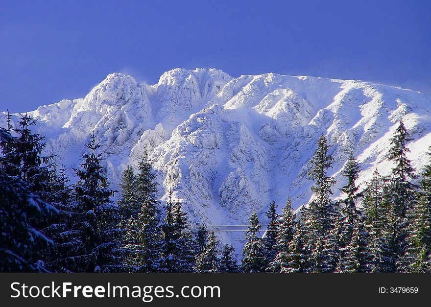 Winter in Low Tatras, Slovakia. Winter in Low Tatras, Slovakia