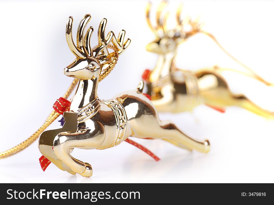 Deer Ornament for christmas tree for home decoration. Deer Ornament for christmas tree for home decoration