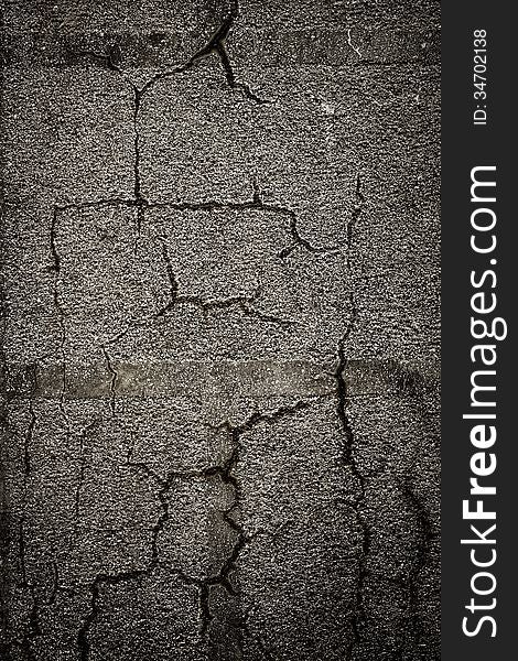 Old cracked concrete detail texture with cracks. Old cracked concrete detail texture with cracks