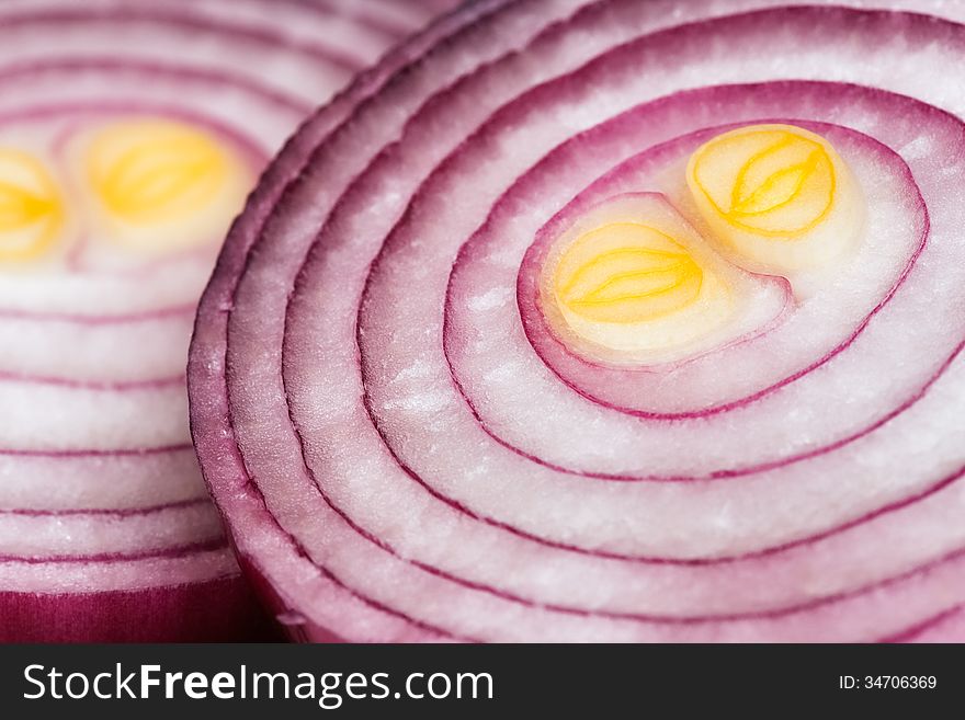 Sliced Red Onions