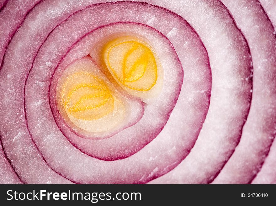 Sliced Red Onions