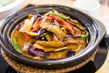Chinese Food,Stew Eggplant Stock Photography Chinese Food,Stew Eggplant Stock Photography