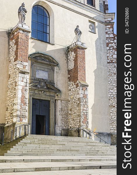 Entrance ,Benedictine Abbey In Tyniec