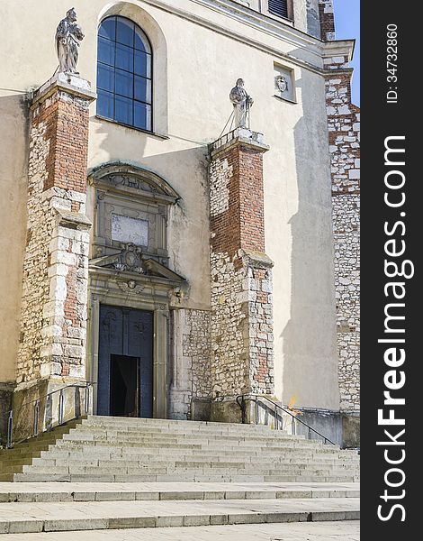 Entrance ,Benedictine Abbey in Tyniec