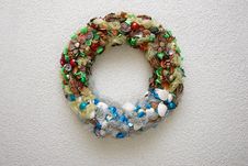 Christmas Wreath Decoration For Walls Stock Photo Christmas Wreath Decoration For Walls Stock Photo