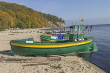 Fishing Boat On The Sea Royalty Free Stock Image