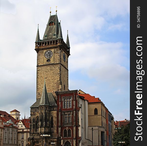 Old Town Hall Tower in Prague