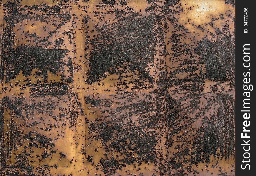 Very old and scratched rusty metal background. Very old and scratched rusty metal background