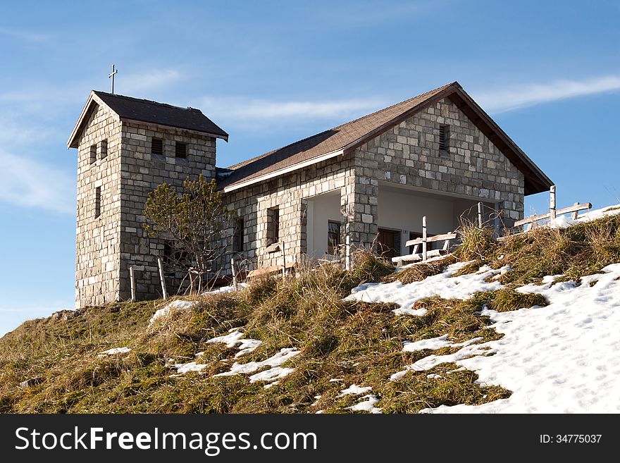 Chapel On The Top Of Mt. Rigi