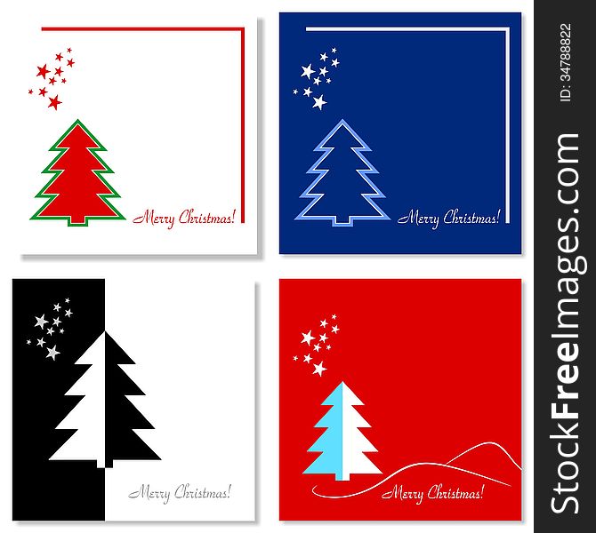 Set Of Christmas Cards