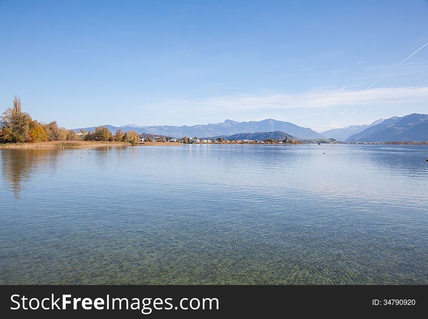 Lake Zurich, autumn