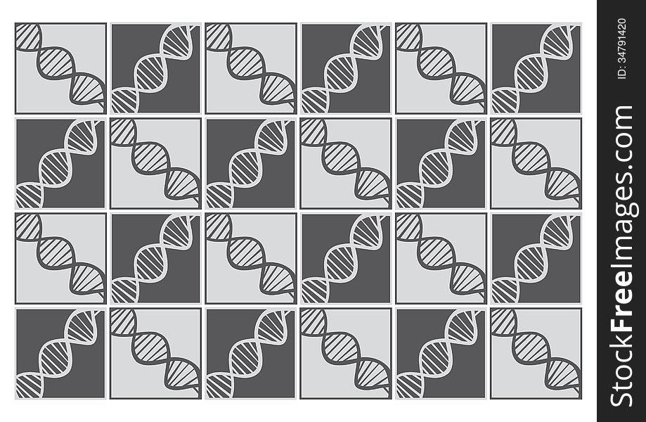 Vector background DNA for medical