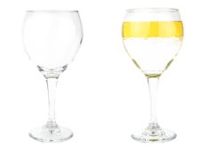 Half Empty Or Half Full Stock Photo Half Empty Or Half Full Stock Photo