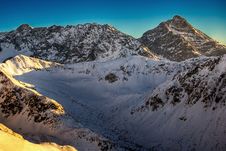 Winter In The Mountains Royalty Free Stock Images Winter In The Mountains Royalty Free Stock Images